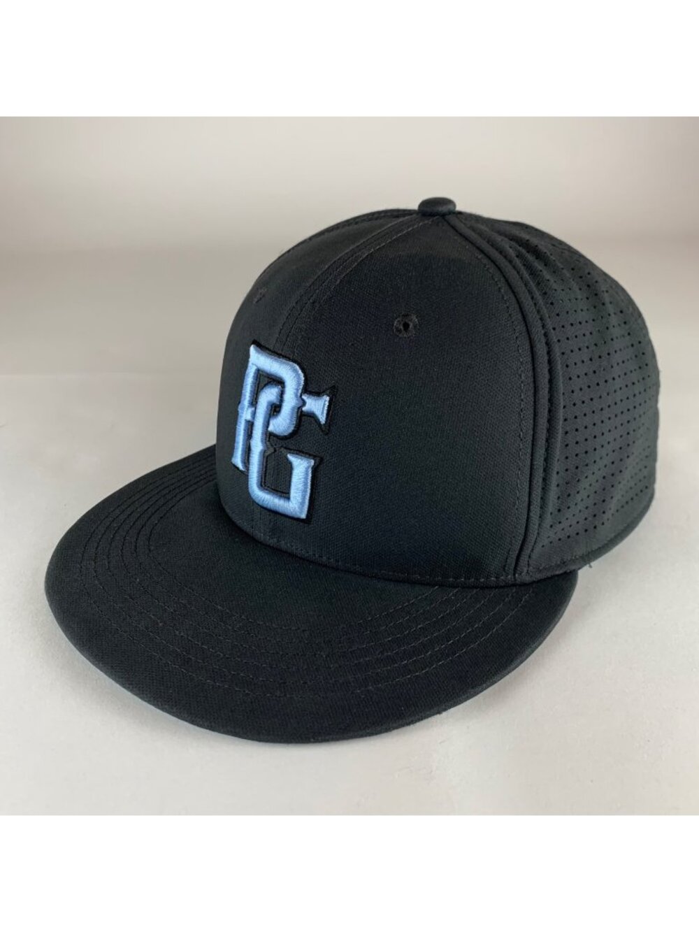 Perfect Game Gray Stretch Fitted Hat Mens M/L